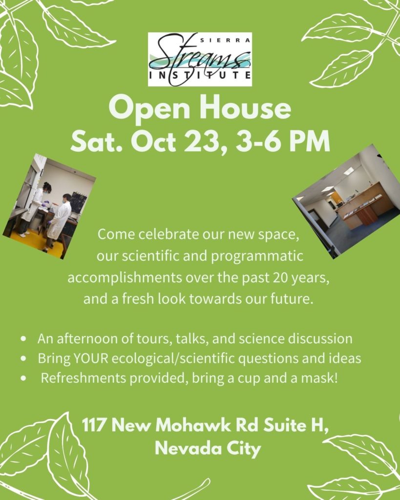 Flyer for the New Office Open House Saturday, October 23, 3-6PM