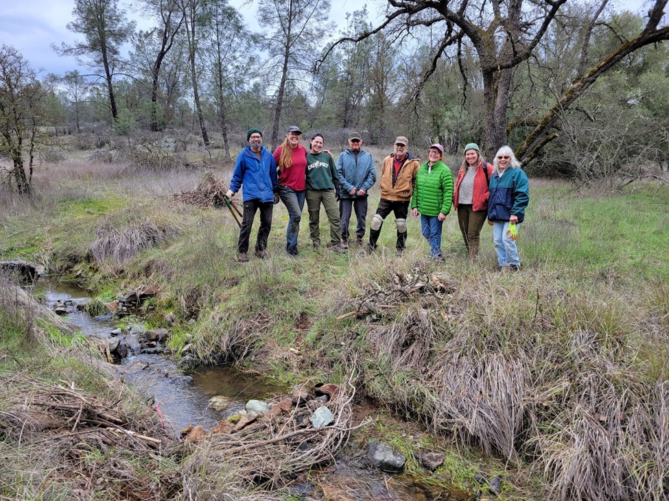 the volunteer crew who did the wolf creek restoration 
